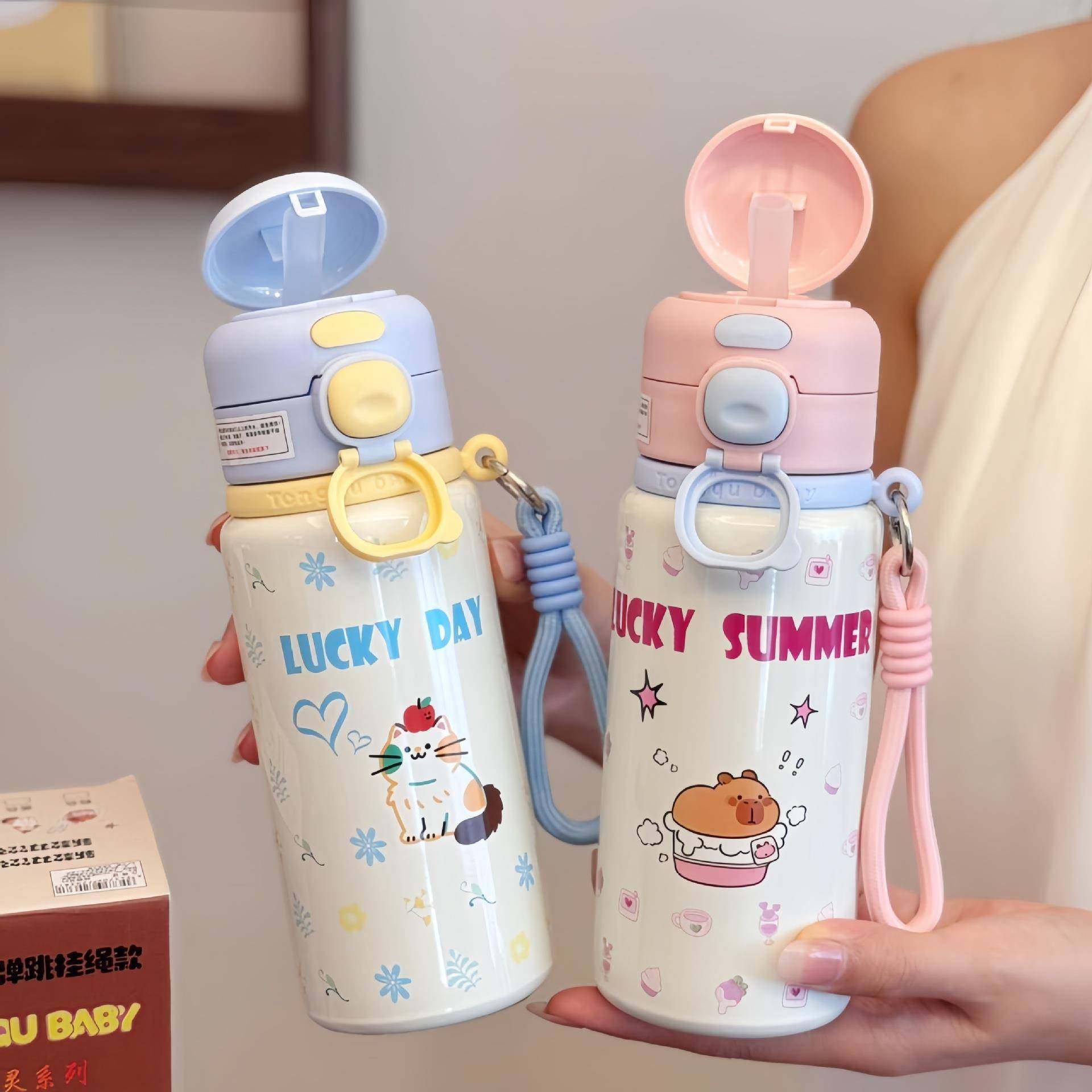 高颜值户外便携提手双饮直身水杯创意礼品不锈钢保温杯可印制logo,餐饮具,保冷/保温杯,淘宝优惠券,粉丝福利购,淘宝优惠卷