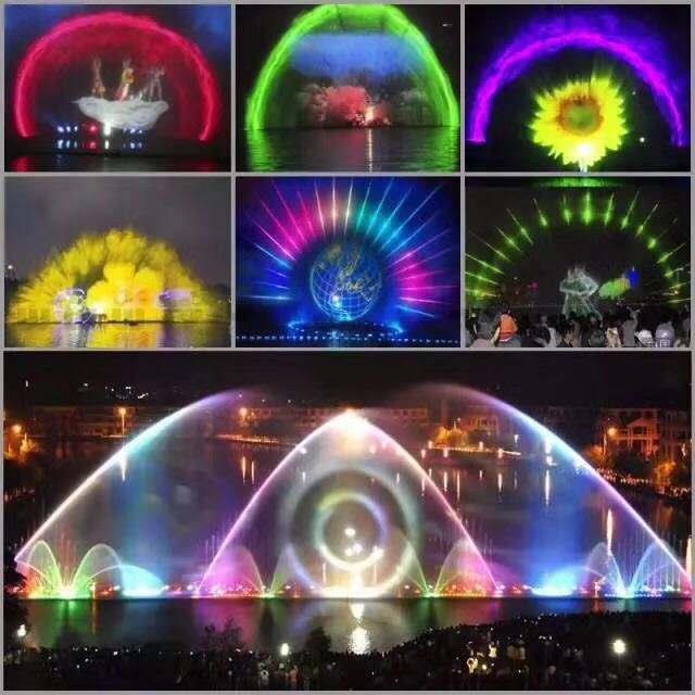 大型户幕外水电影扇形水幕荆州市石首市控水帘大型激SM-TY-10数水