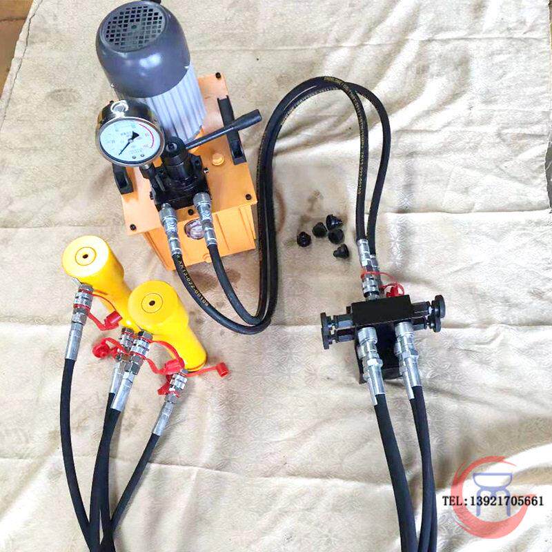 RR双作用液起千斤顶1T0双动式液压油RR-13缸重压器桥梁电动同步大