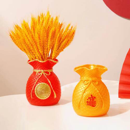 大麦大卖好寓意麦穗干花福袋摆件乔迁开业礼物家居客厅装饰品摆设