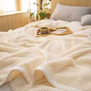 珊瑚绒毯子床上用冬夏小被子午睡办公室盖毯沙发毯空调毯床单垫床
