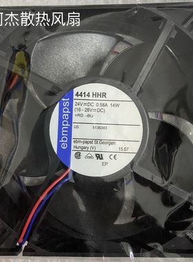 4114NH3/NH4/NH5/NH6 4114NHH/NHHR 24V 12038 ebmpapst散热风扇