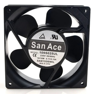 109S025UL ACE120 12038 230V 变频器机柜风扇 日本三洋 12CM SAN