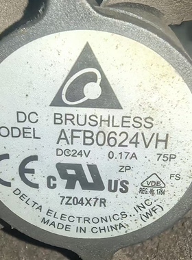 全新原装台达 AFB0624VH DC24V 0.17A 6025 变速器 散热风扇