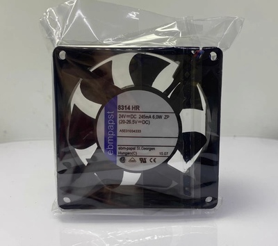 德国ebmpapst 8314 8312 H/HR/HU/HL/19H/12HL 24V变频器风扇12V