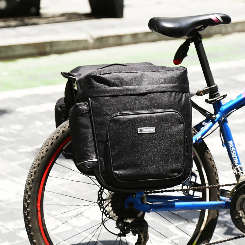 速发户外骑行运动大容量山地车驮包 三合一自行车山地车车后货架