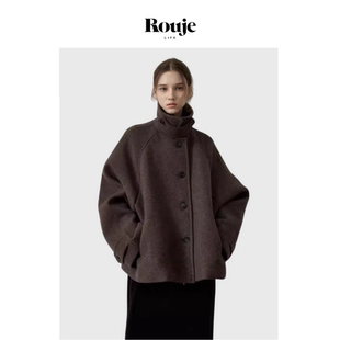 羊毛外套女秋冬新款 Life短款 Rouje 高级感小个子毛呢大衣 现货