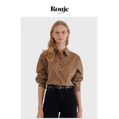 新款 小众设计宽松复古衬衣女装 Life衬衫 上衣春秋季 现货 Rouje