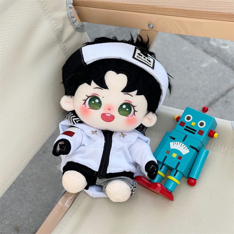 小猴子侯明昊20CM棉花娃娃原创毛绒玩偶明星公仔玩具节日礼品现货