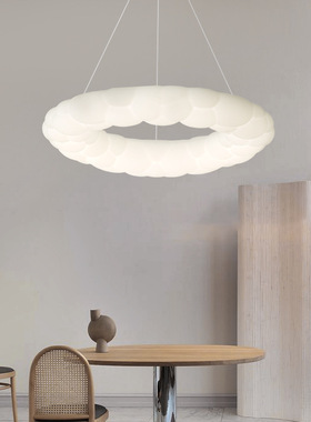 现代简约客厅主卧吊灯卧室餐厅云朵泡泡圆圈环形遥控droplight