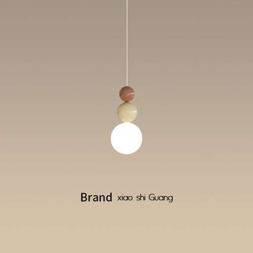 法式奶油风卧室床头吊灯现代简约温馨餐厅吧台吊线灯玄关小吊