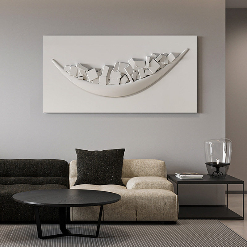 风挂画床头画沙发背景墙装饰画高档3d画现代简约北欧客厅立体卧室