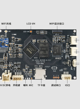 A552-RK3128系统工控主板定制解决方案安卓平板电脑开发多串网口