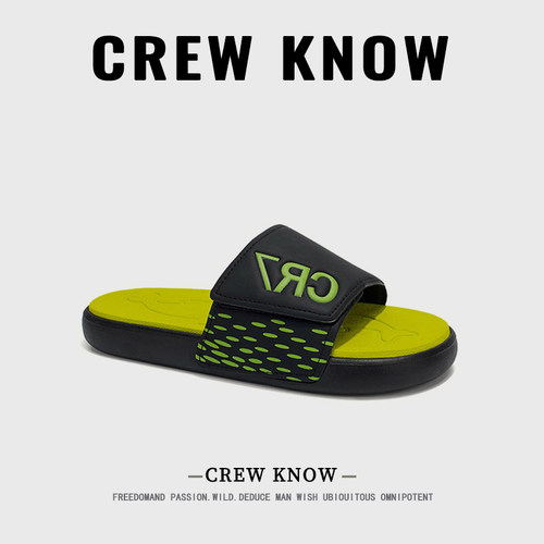 【CREW KNOW鞋履】2026夏季新款时尚情侣厚底凉拖鞋男女
