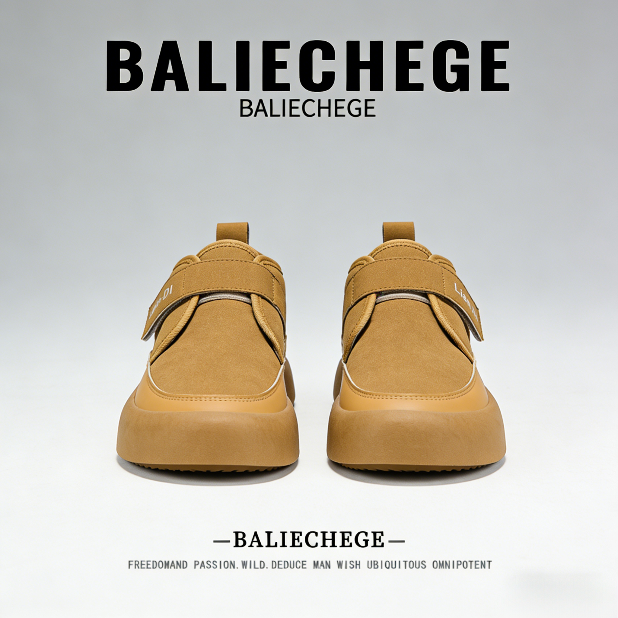 【法国BALIECHEGE专柜】2025年冬季短筒保暖鞋雪地靴男款棉内里