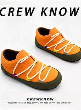 【法国CREW KNOW专柜】2025新款雪地靴男女加绒保暖户外防滑防水