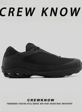 【法国CREW KNOW专柜】2025秋季新款休闲时尚潮流运动鞋黑色透气