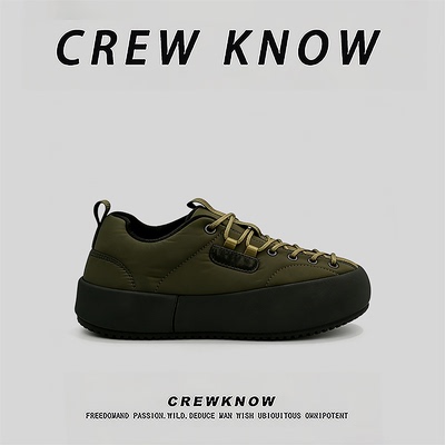 【法国CREW KNOW专柜】休闲风冬季短筒雪地靴防寒棉靴保暖鞋厚底