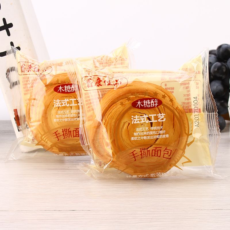 无糖手撕面包大个奶香早餐包饱腹代餐0糖奶香味零食无糖食品