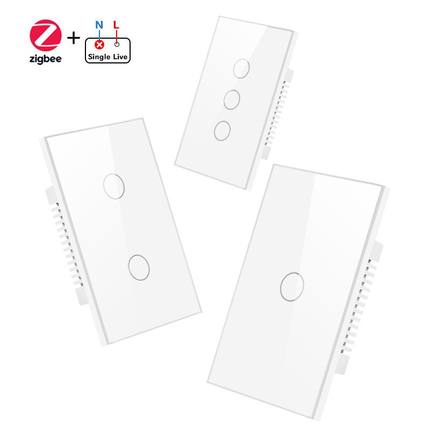 Zigbee涂鸦智能家居灯控开关无电容单火智能开关