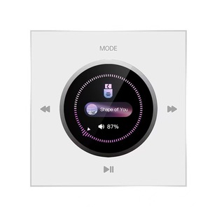 旋钮86型背景音乐主机86K可蓝牙TF卡U盘音频输入播放可接4只喇叭