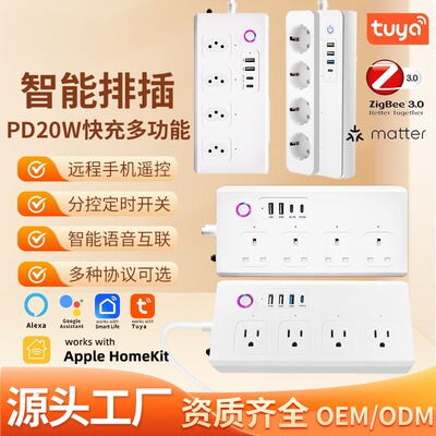 美欧英巴西规PD快充智能排插