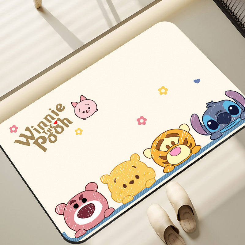 卡通防滑吸水地垫卫生间软垫浴室厕所门垫地毯卫浴速干脚垫门口,居家布艺,家用脚垫,淘宝优惠券,粉丝福利购,淘宝优惠卷