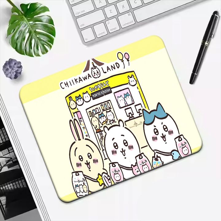 吉伊卡哇鼠标垫小号女生电脑办公键盘垫学生书桌垫护腕写字桌面垫