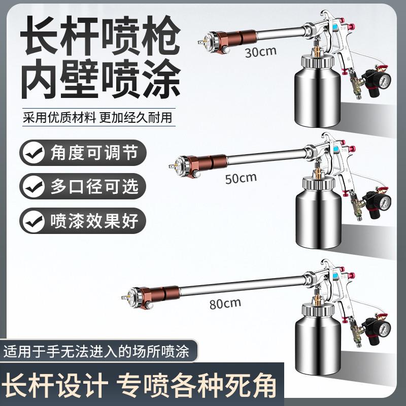 优选W-101加长杆喷枪面漆高雾化甲醛家具机器油漆手动喷漆枪