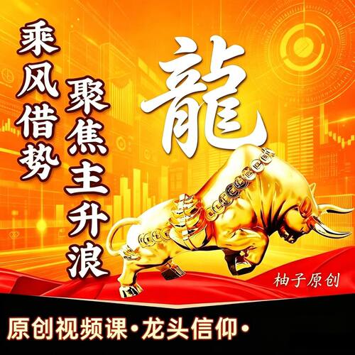 炒股养家游资龙头股战法视频课教程炒股龙头战法龙头信仰主升浪
