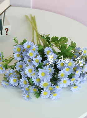 洋甘菊小雏菊仿真花束客厅装饰花