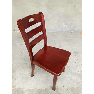 家用休闲久坐舒服出租房书桌凳子 靠背学习仿实木太师餐桌椅子