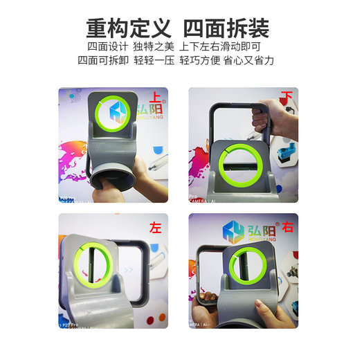 工厂销雕刻机吸尘罩自由落体除尘C罩木工三四工序数控开料机防尘