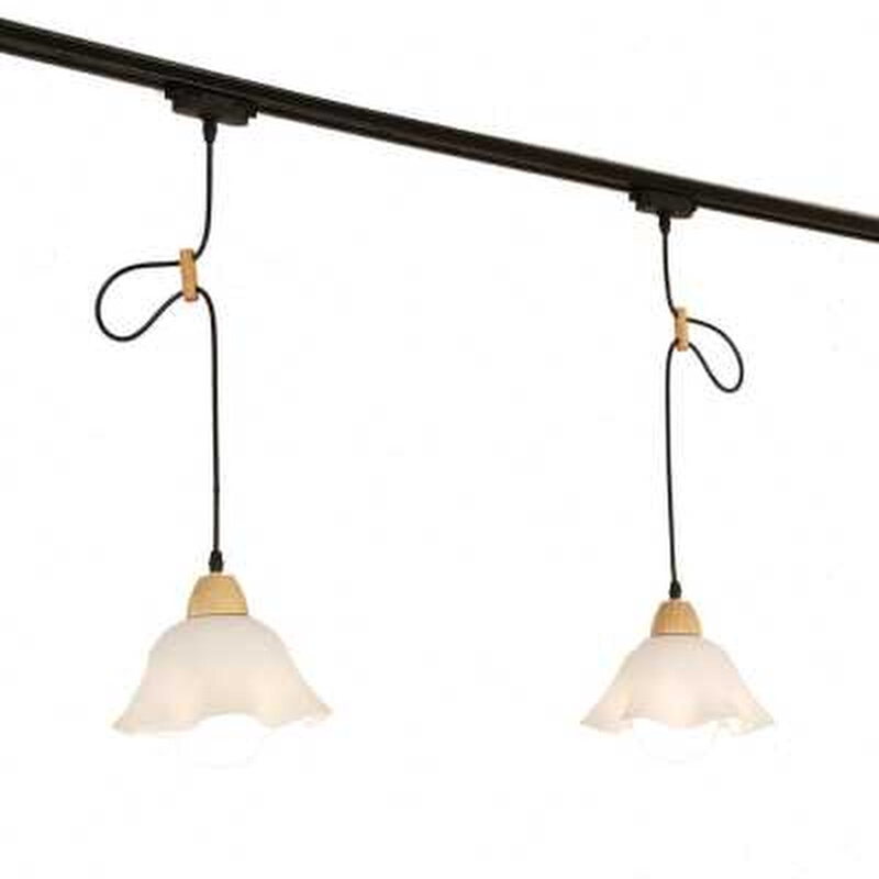 热销可移位轨道吊灯日式饭厅灯u北欧民宿茶室吧台商店补光可调节