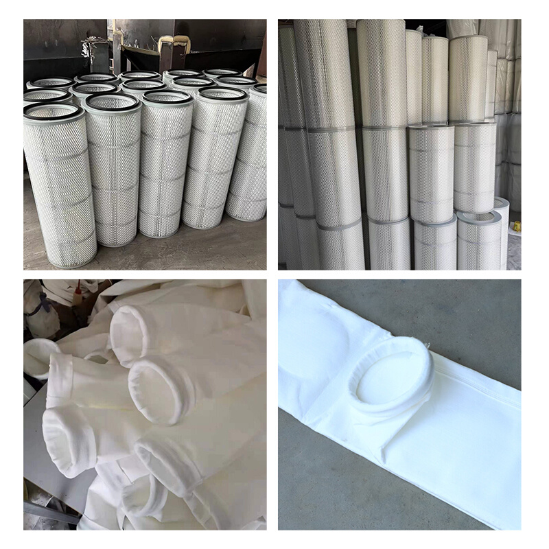 抛丸机配件环保i除尘设备吹尘器除E尘滤筒滤O芯滤桶除尘布袋耗材