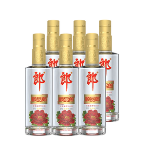 郎酒顺品郎480金盖装45度浓酱兼香型纯粮光瓶白酒480mL*5瓶非原箱