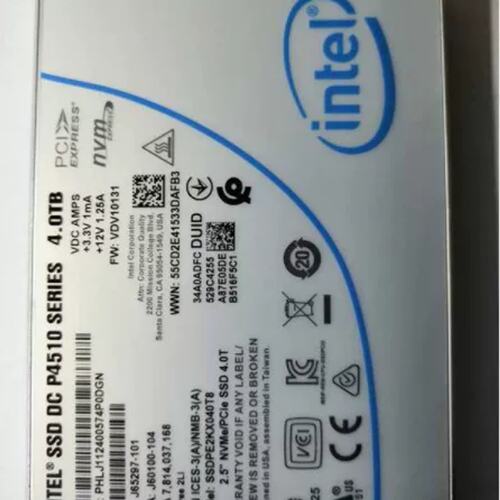 议价英特尔p4510 2t 4t 8t u.2 ssd 企可维修