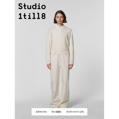 Studio1till8斜门襟长裤