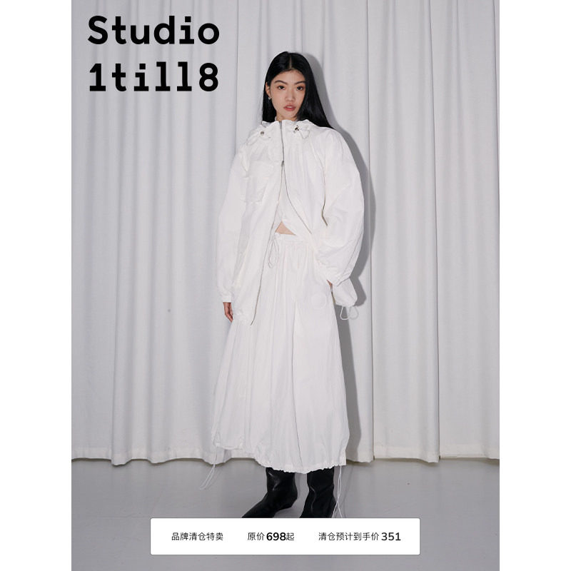 Studio1till8抽绳外套工装图片
