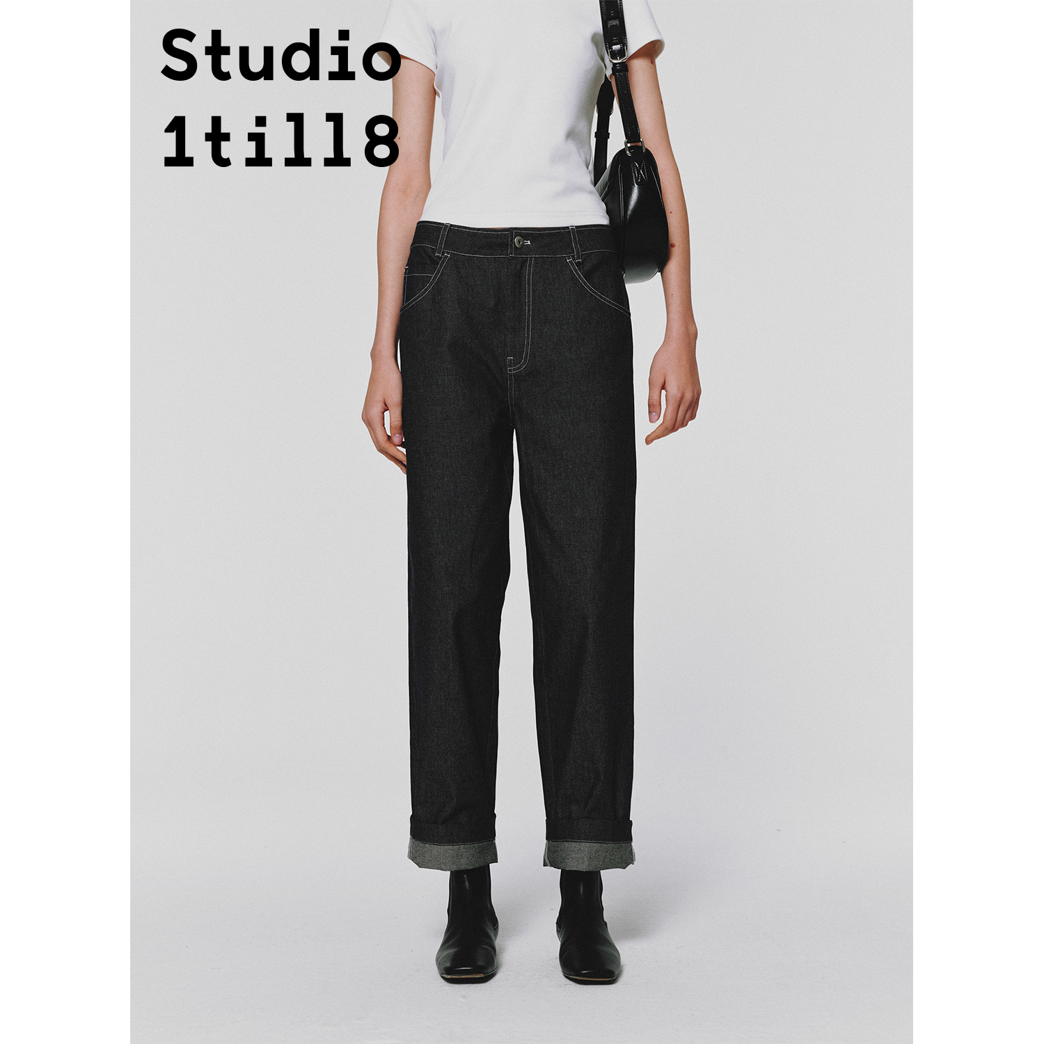 Studio1till8工装牛仔裤