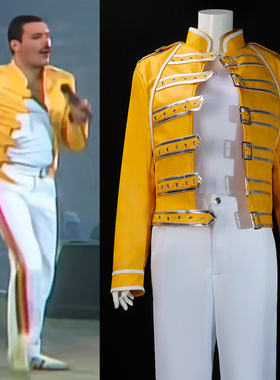 皇后乐队主唱弗莱迪cos服Freddie Mercury佛莱迪·摩克瑞演出服