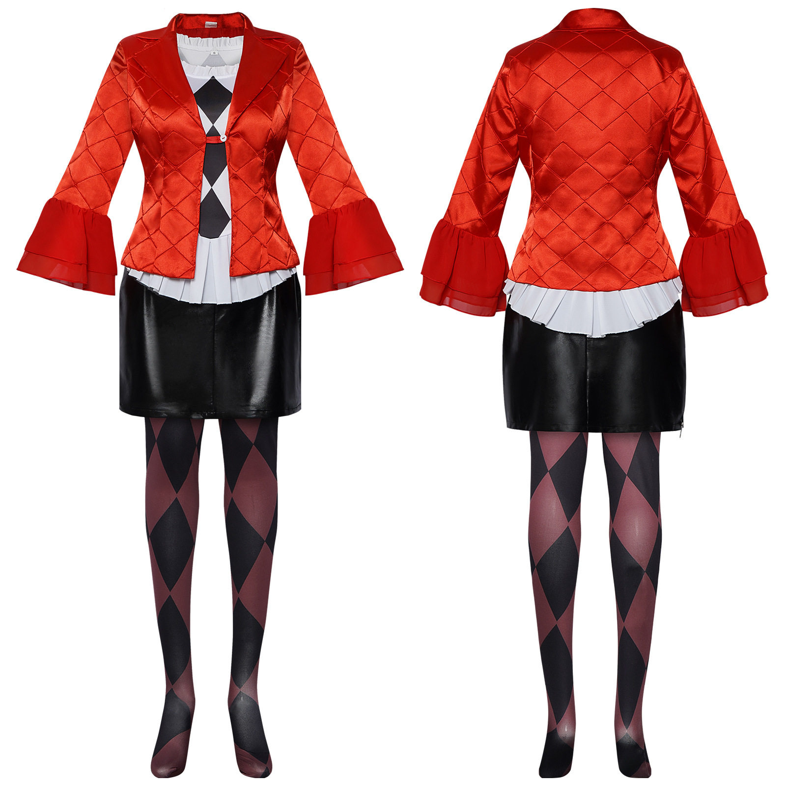 万圣节小丑2cos电影同款C服小丑女哈莉奎茵cosplay表演服装女装
