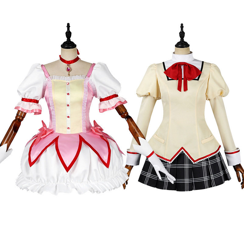 魔法少女小圆cosplay鹿目圆校服晓美焰cos服制服套装舞台表演服