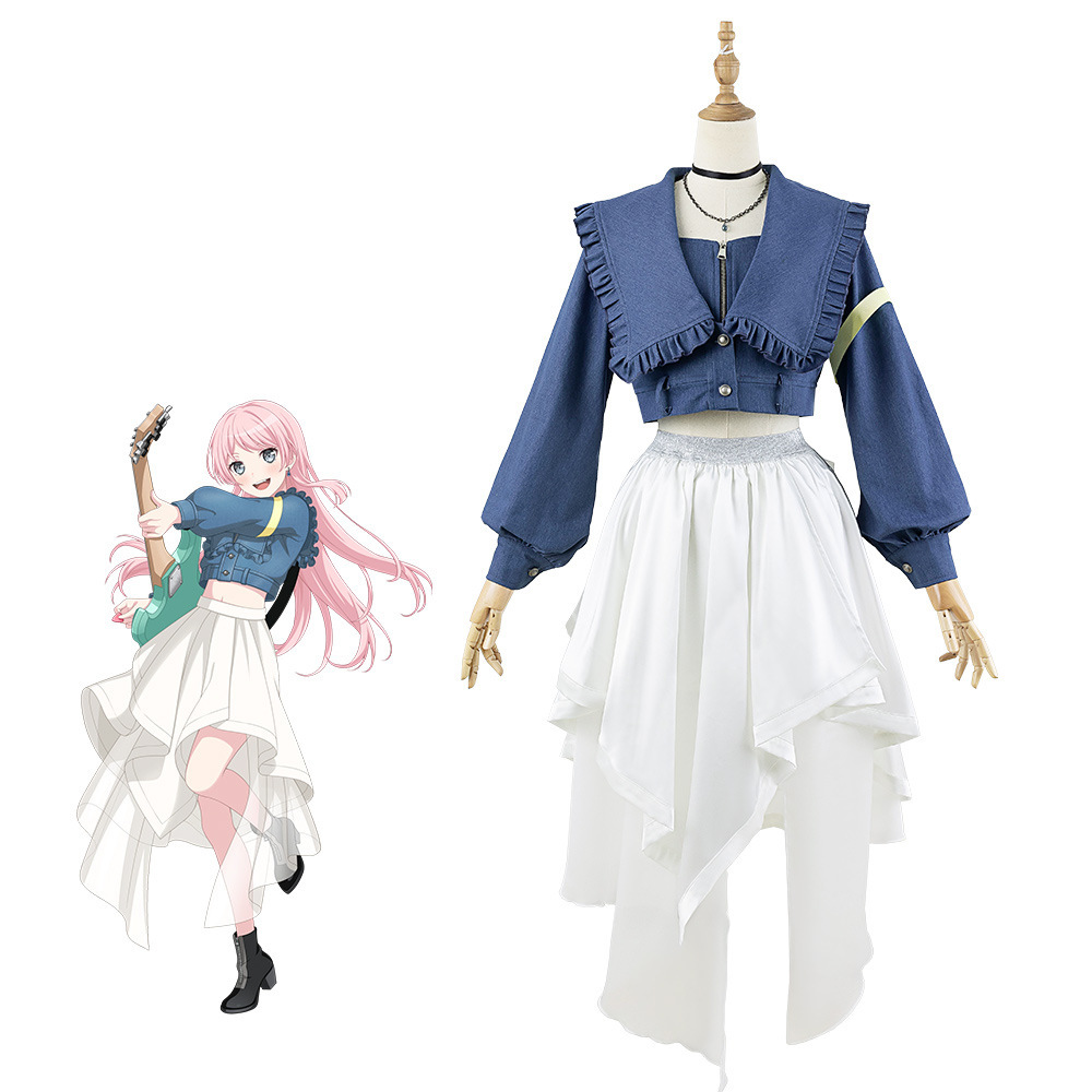 BanG Dream! mygo!!! 千早爱音二次元cos动漫牛仔套装裙CG1596WL