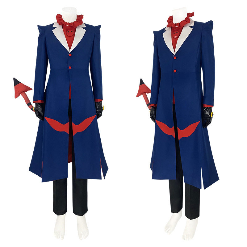 极恶老大cosplay比利兹欧cos服Bilitzo表演Helluva Bos地狱客栈