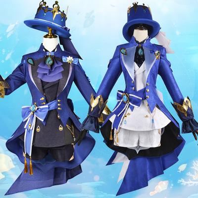 原神芙宁娜cos服装二次元动漫衣服水神芙卡洛斯cosplay服装全套女