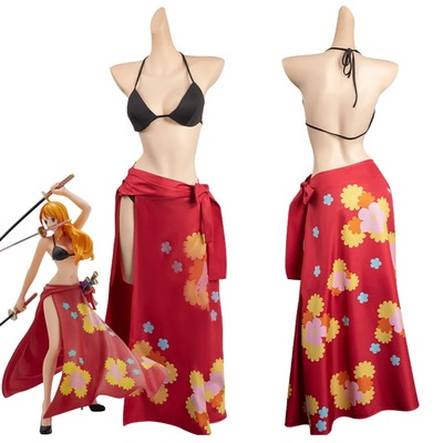 新款海贼王cos服三刀流娜美cosplay角色扮演服万圣节套装
