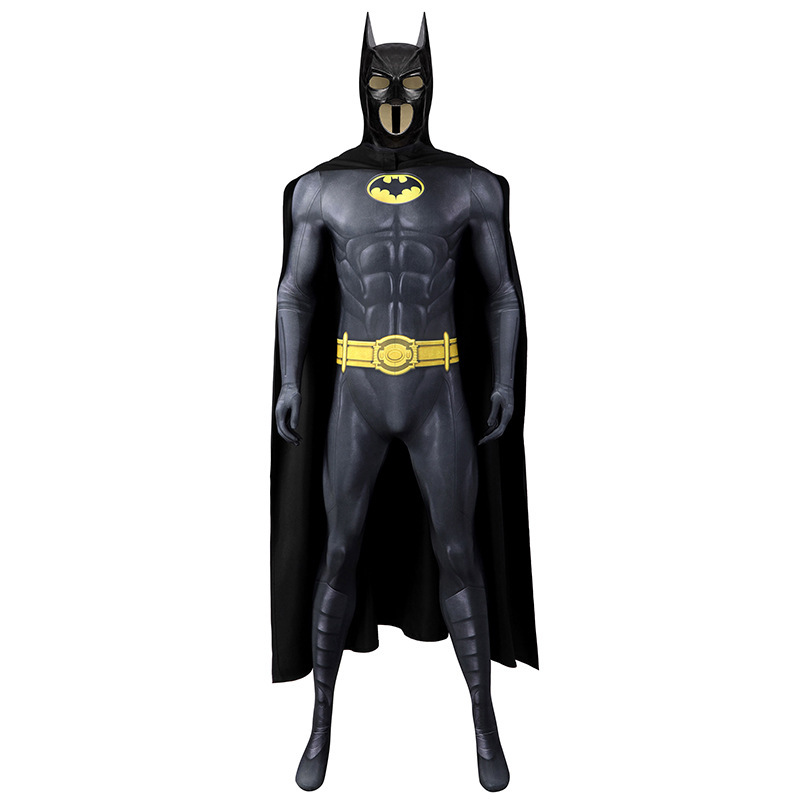 闪电侠电影 蝙蝠侠cosplay布鲁斯·韦恩 迈克尔·基顿版紧身衣