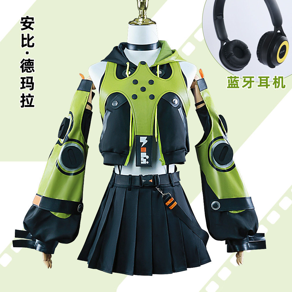 土拨鼠绝区零cos服狡兔少女安比德玛拉cosplay服装二次元动漫服女