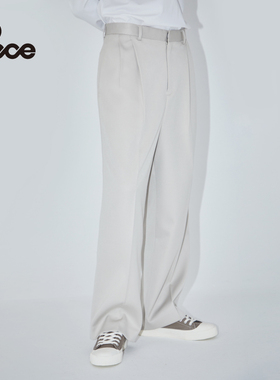 PECE 春秋 男士休闲西裤 羊毛混纺垂感免烫